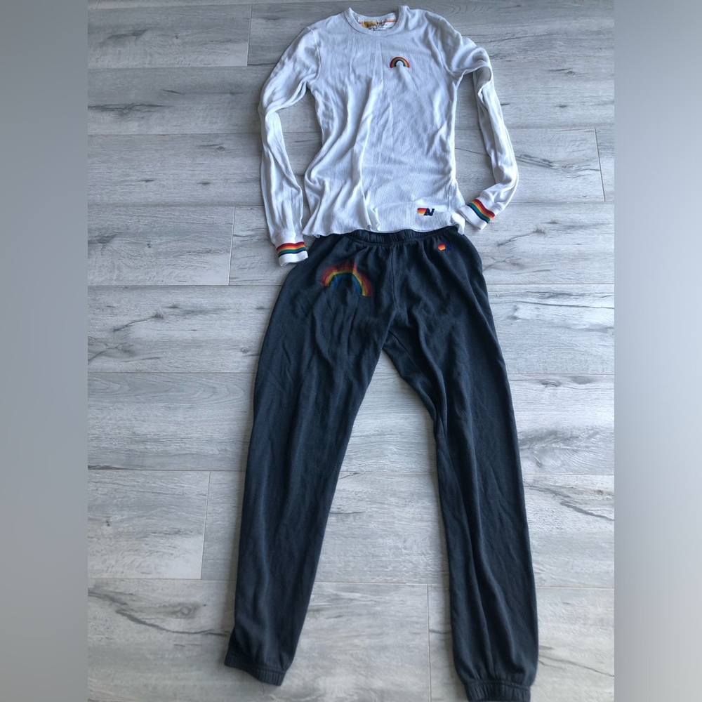Aviation Nation Rainbow Embroidered Set